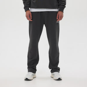 Helme Embroidery Signature Open Hem Jogger Charcoal