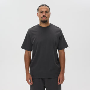 Helme Blank Tee Charcoal