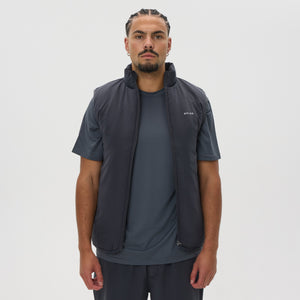 Helme Running Gilet Charcoal