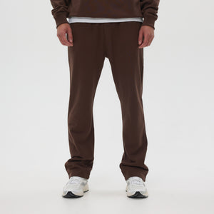 Helme Open Hem Blank Jogger Coffee