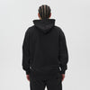 Helme Front Embroidery Signature Oversized Hoodie Black