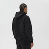 Helme Front Embroidery Signature Oversized Hoodie Black