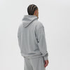 Helme Front Embroidery Signature Oversized Hoodie Grey