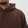 Helme Blank Oversized Hoodie Coffee