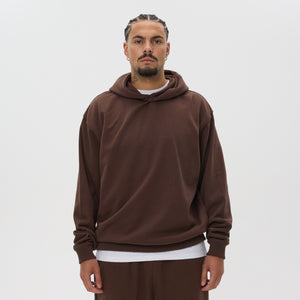 Helme Blank Oversized Hoodie Coffee