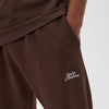 Helme Embroidery Signature Open Hem Jogger Coffee