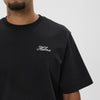 Helme Front Embroidery Signature Tee Black