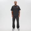 Helme Front Embroidery Signature Tee Charcoal