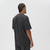 Helme Front Embroidery Signature Tee Charcoal