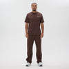 Helme Front Embroidery Signature Tee Coffee
