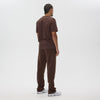 Helme Front Embroidery Signature Tee Coffee