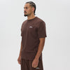 Helme Front Embroidery Signature Tee Coffee