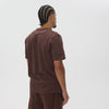 Helme Front Embroidery Signature Tee Coffee
