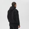 Helme Back Embroidery Signature Oversized Hoodie Black