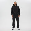 Helme Back Embroidery Signature Oversized Hoodie Black