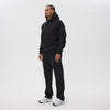 Helme Back Embroidery Signature Oversized Hoodie Black
