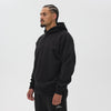 Helme Back Embroidery Signature Oversized Hoodie Black