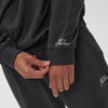 Helme Back Embroidery Signature Oversized Hoodie Charcoal