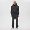 Helme Back Embroidery Signature Oversized Hoodie Charcoal