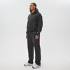 Helme Back Embroidery Signature Oversized Hoodie Charcoal