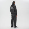 Helme Back Embroidery Signature Oversized Hoodie Charcoal
