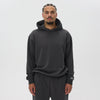 Helme Back Embroidery Signature Oversized Hoodie Charcoal