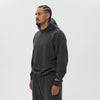 Helme Back Embroidery Signature Oversized Hoodie Charcoal