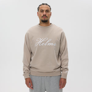 Helme Sweat Stone Grey