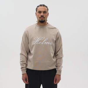 Helme Sweat Stone Grey