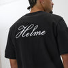 Helme Back Embroidery Signature Tee Black