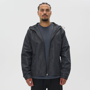 Helme Badge Windbreaker Charcoal