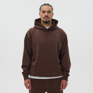 Helme Blank Oversized Hoodie Coffee