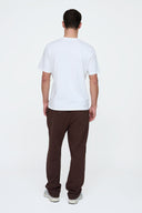 Helme Front Embroidery Signature Tee White