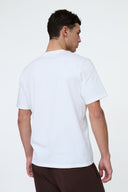 Helme Front Embroidery Signature Tee White