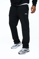 Helme Embroidery Signature Open Hem Jogger Black