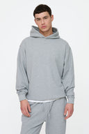 Helme Blank Oversized Hoodie Grey