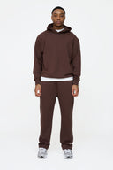 Helme Blank Oversized Hoodie Coffee