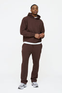 Helme Blank Oversized Hoodie Coffee