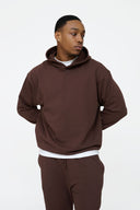 Helme Blank Oversized Hoodie Coffee