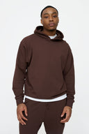 Helme Blank Oversized Hoodie Coffee
