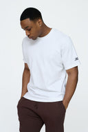 Helme Back Embroidery Signature Tee White