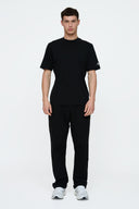 Helme Back Embroidery Signature Tee Black