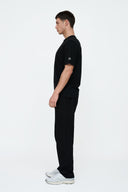 Helme Back Embroidery Signature Tee Black
