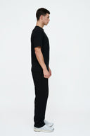 Helme Back Embroidery Signature Tee Black