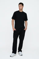 Helme Back Embroidery Signature Tee Black