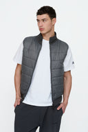 Helme Hybrid Gilet Charcoal