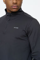 Helme 1/4 Zip Top Charcoal
