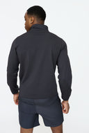 Helme 1/4 Zip Top Charcoal