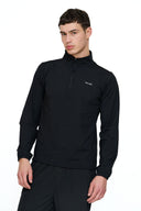 Helme 1/4 Zip Top Black