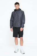 Helme Badge Windbreaker Charcoal